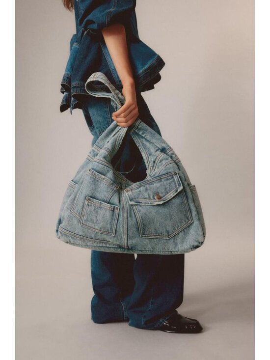 Zara Handbags - ZARA LIMITED EDITION MAXI DENIM BAG
